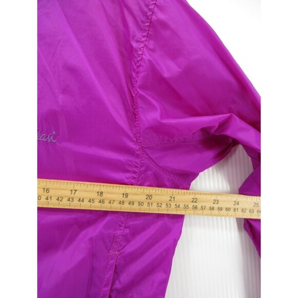 VINTAGE LL Bean Jacket Medium Windbreaker Coat Lightweight 90s Logo - Picture 8 of 14